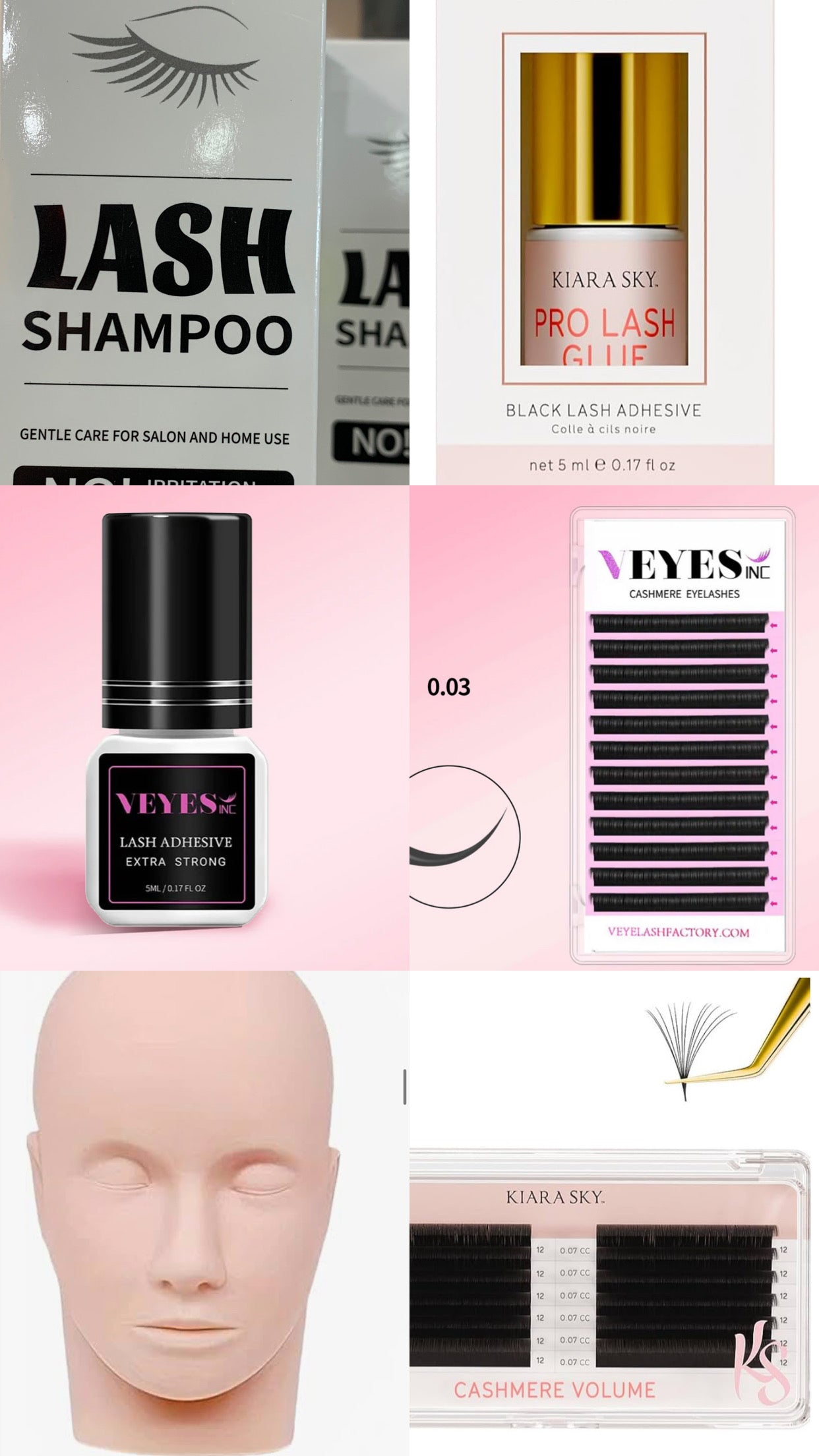Eyelash Extension Supplies ♡