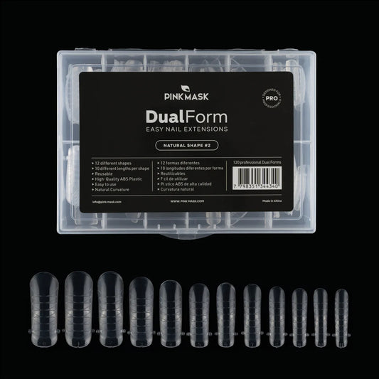 Dual Form EASY NAIL EXTENSIONS (Natural Shape #2) 120pcs