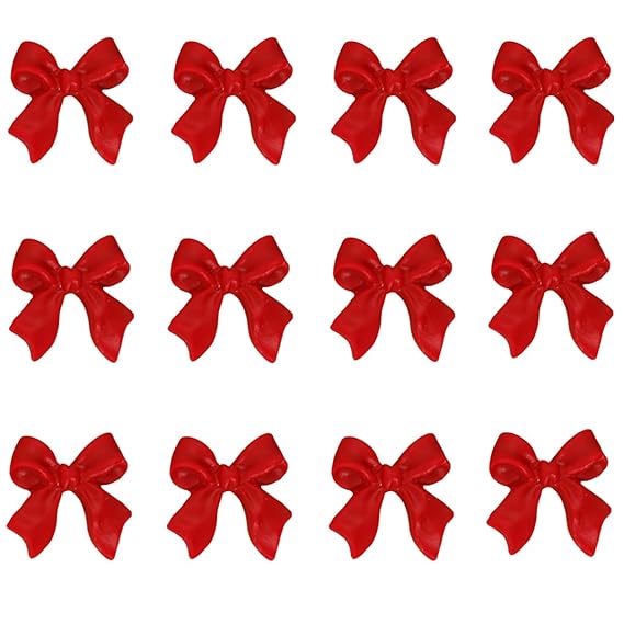 Red Bows 5pcs