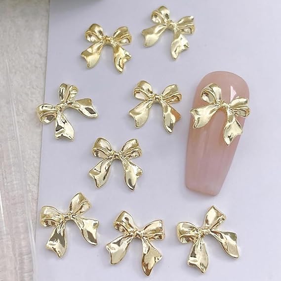 Gold Bows 5pcs
