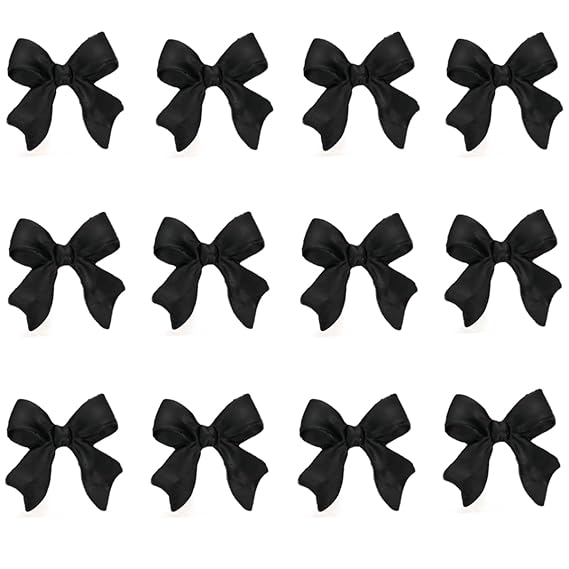 Black Bows 5pcs