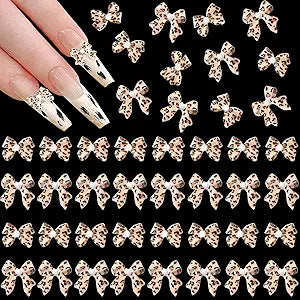 Leopard Print Bows 5pcs