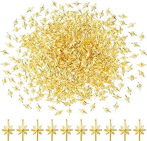 Gold star nail decor 25pcs