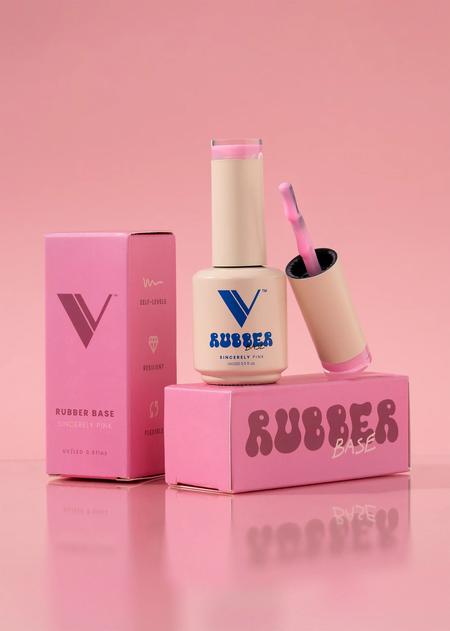 Vbeauty Rubber Base Sincerely Pink