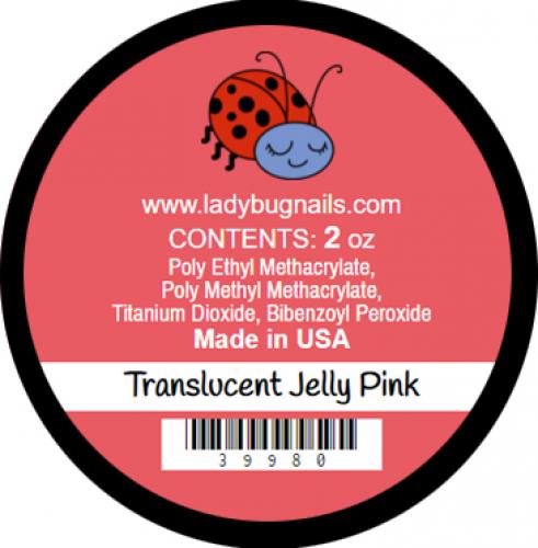 Translucent Jelly Pink 2oz