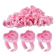 Eyelash Glue Heart Rings